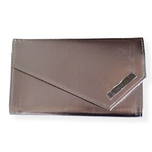 🛍2/$10 Vasanti Makeup Brushes Bag Clutch Metallic